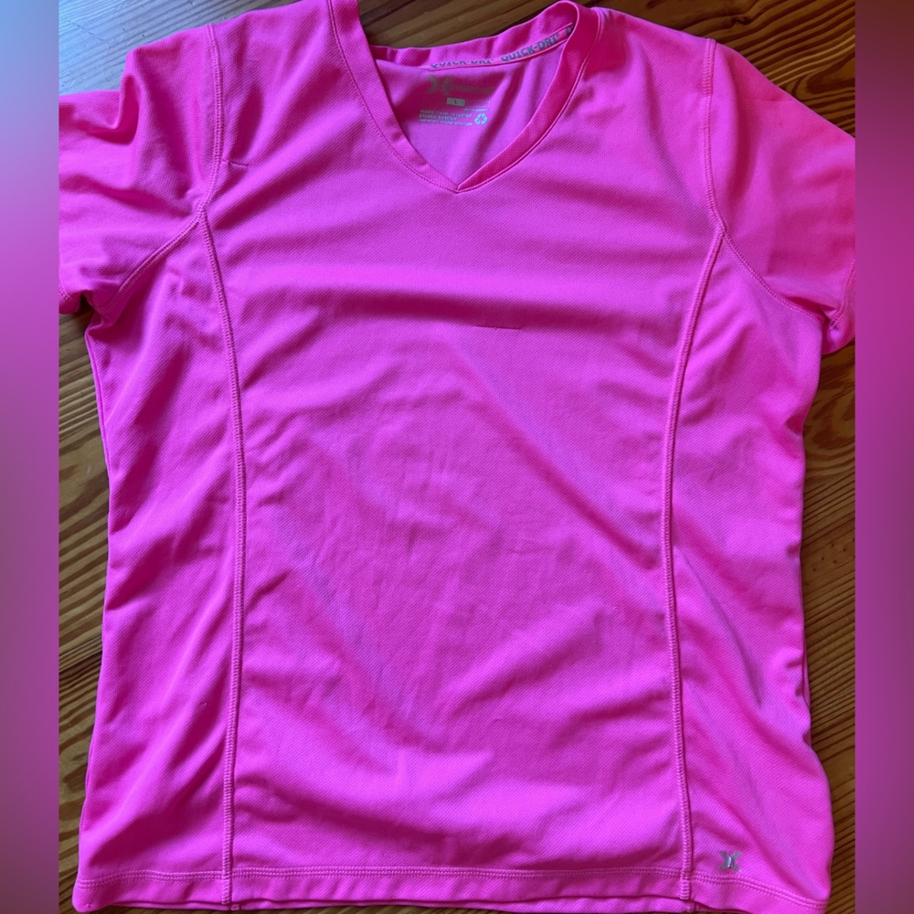 Xersion Fuchsia Quick-Dri Tee